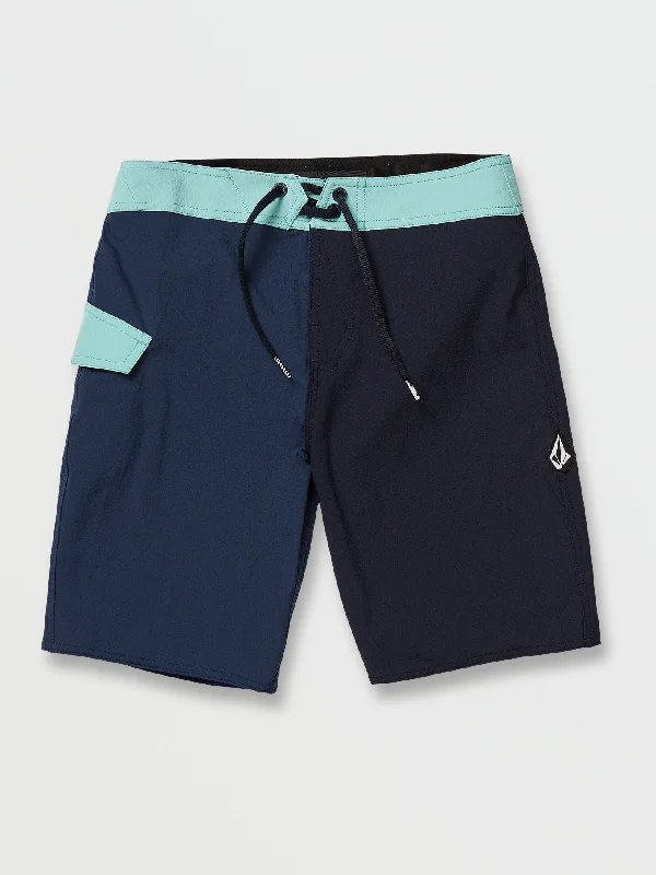 Men's functional swim shorts-Big Boys Mod Generator Liberator Trunks - Baja Indigo