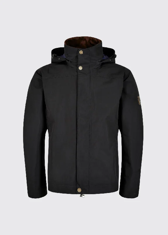 Men's wrinkle-resistant fleece jacket-Palmerstown Mens Jacket - Black