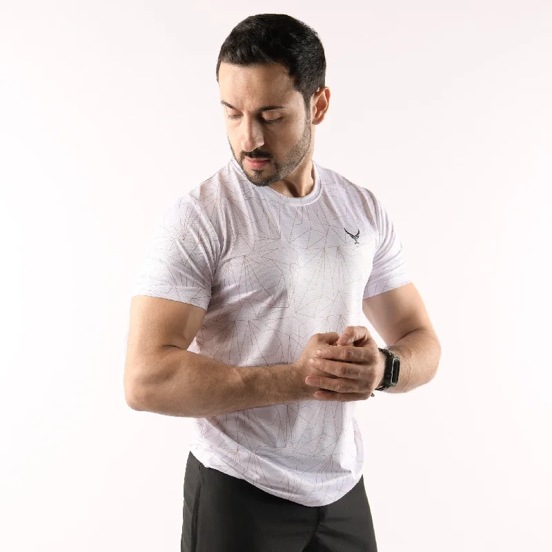 Men's summer-ready t-shirt-Muscle Shirt Laser White