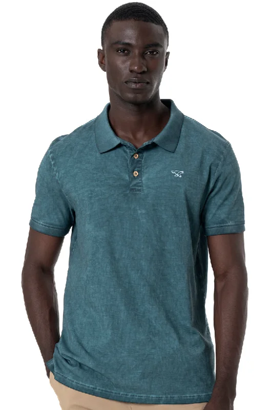 Men's pre-shrunk t-shirt-Dirty Dye Golfer _ 146896 _ Green