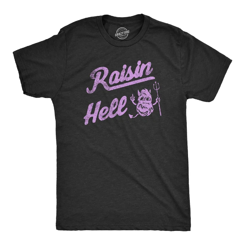 Men's nature-inspired graphic t-shirt-Raisin Hell Men's T Shirt