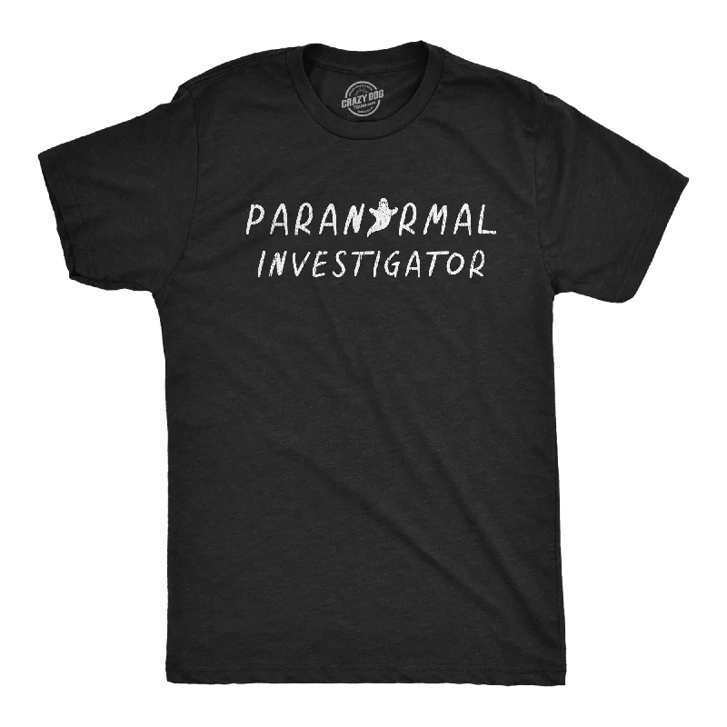 Men's versatile t-shirt-Paranormal Investigator Men's T Shirt