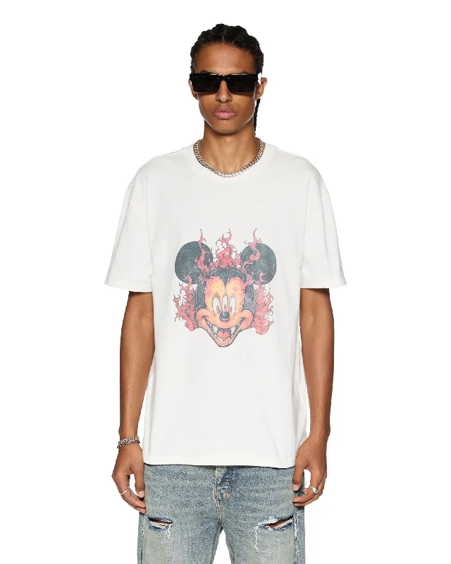 Men's ultra-soft t-shirt-FUEGO BIGGIE SS TEE TRU WHITE