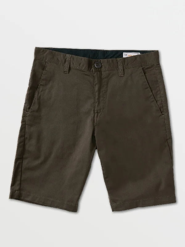 Men's wrinkle-resistant gym shorts-Frickin Modern Stretch Shorts - Wren