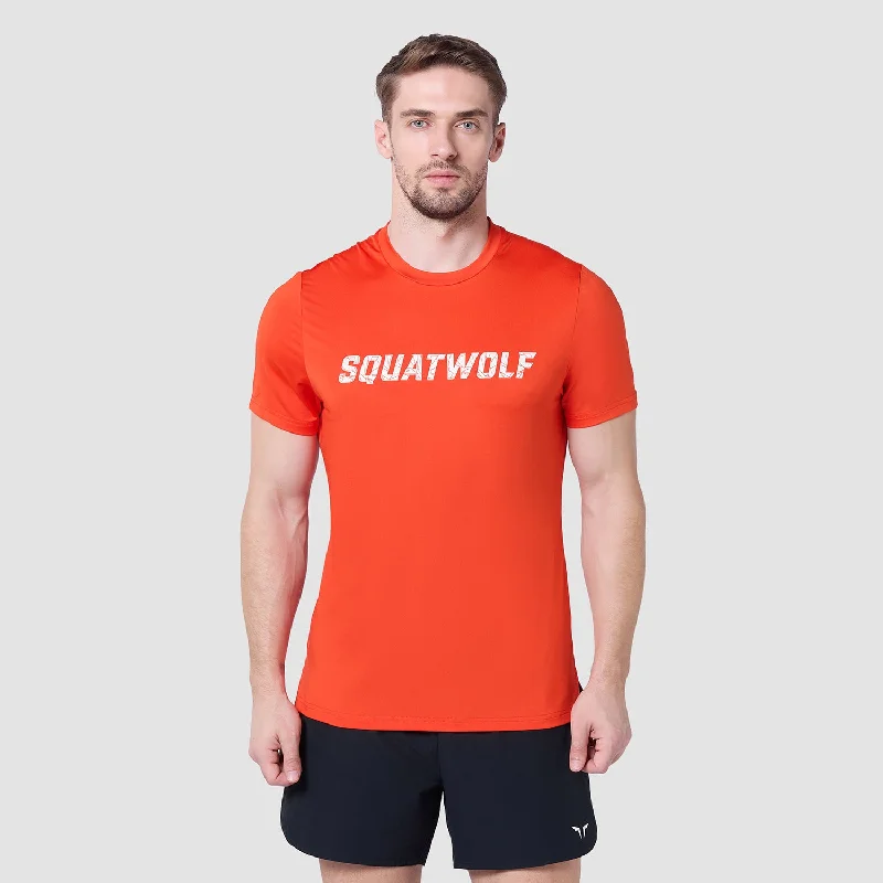 Men's quick-drying t-shirt-Core Aerotech Muscle Tee - Orange.Com