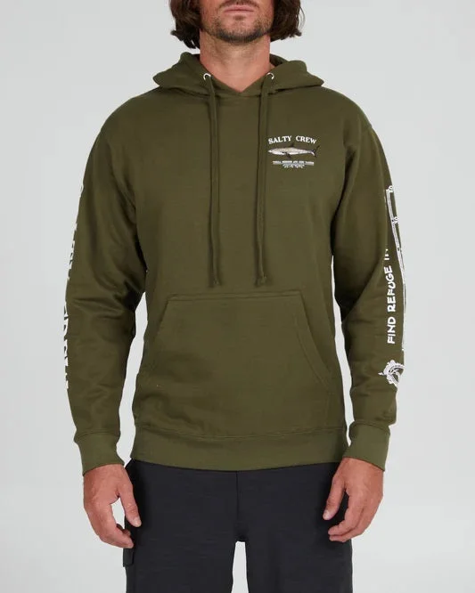 Men's breathable hiking hoodie-Bruce Hood Fleece