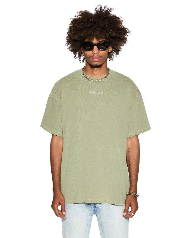 Men's relaxed fit casual t-shirt-SOTT EKCESS SS TEE MOSS