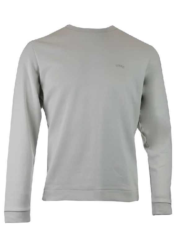 Men's fishing sweatshirt-Hugo Boss  Cotton Round Neck Men's Sweatshirt