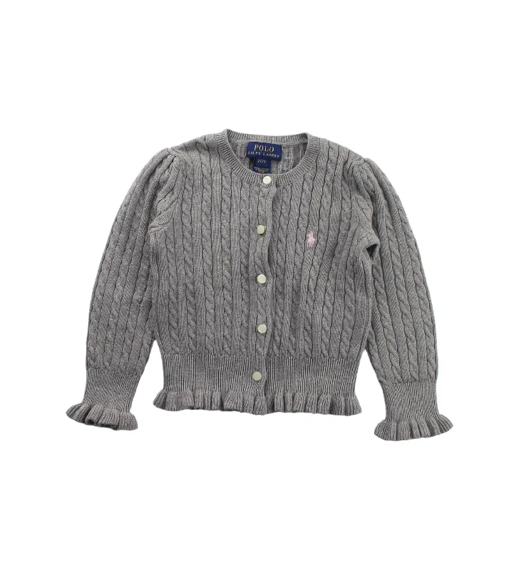 Men's naturally breathable polo shirt-Polo Ralph Lauren Knit Cardigan 2T