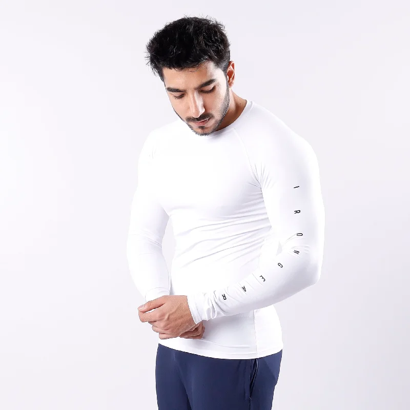 Men's soft-touch t-shirt-COMPRESSION Long Sleeve Tee