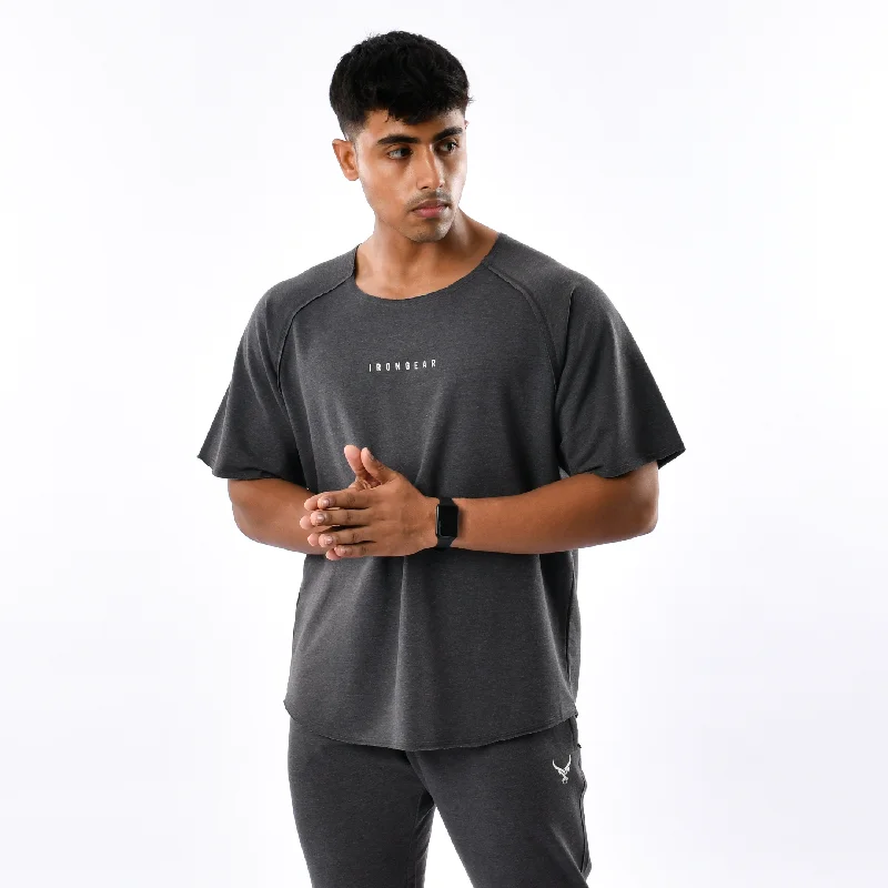 Men's organic fabric t-shirt-Fighter Raw Edge Tee