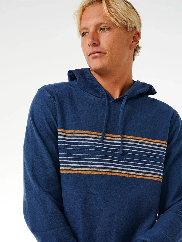 Men's wrinkle-resistant sports hoodie-Surf Revival L/S Hood Shirt (Past Season)