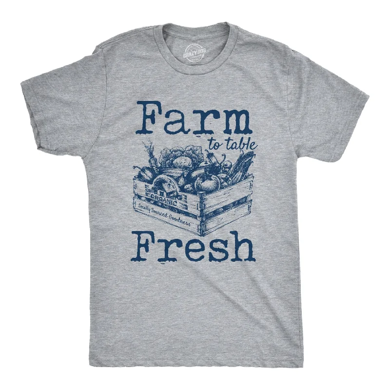 Men's summer-ready t-shirt-Farm To Table Fresh Men's T Shirt