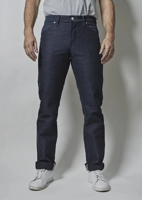 Men's modern casual wear pants-FITTED Underground D16 Shashiko Classic Taper Jean