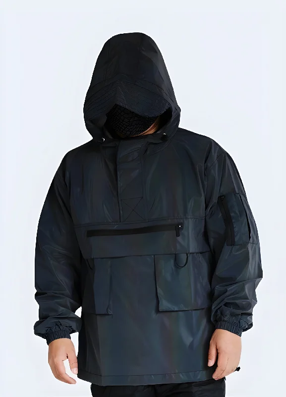 Men's performance travel jacket-Reflective Jacket Streetwear