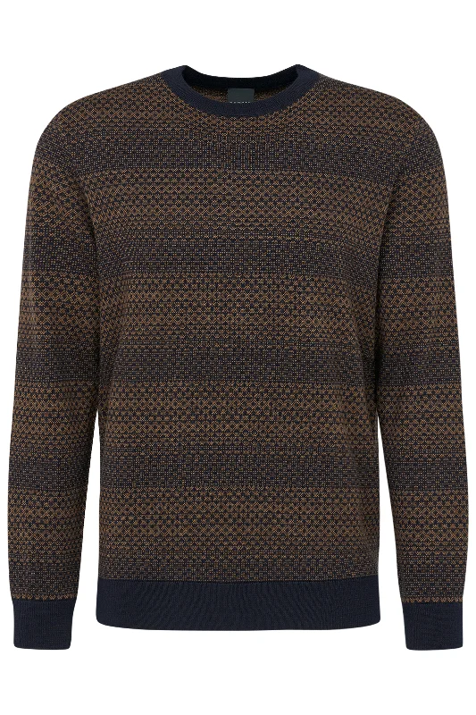 Men's UV protection knitwear-Crew Neck Sweater 7400-65547B