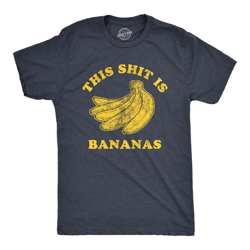 Men's fashion staple t-shirt-This Shit Is Bananas Men's T Shirt