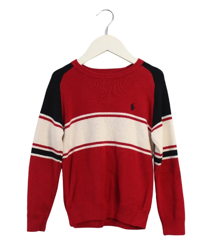 Men's breathable office wear polo shirt-Polo Ralph Lauren Knit Sweater 5T