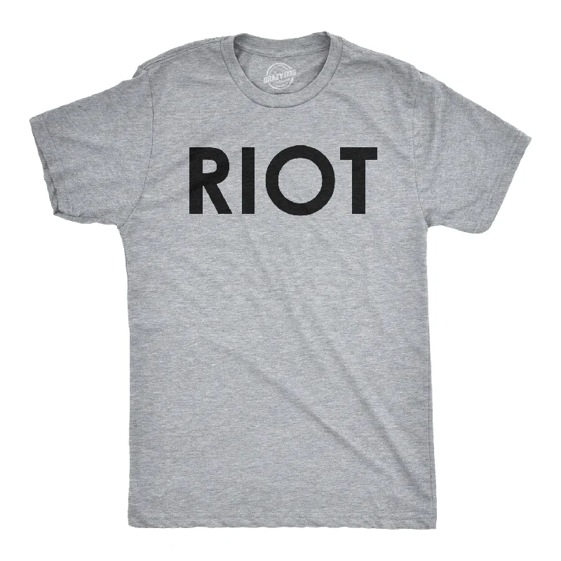 Men's bold graphic t-shirt-RIOT Men's T Shirt