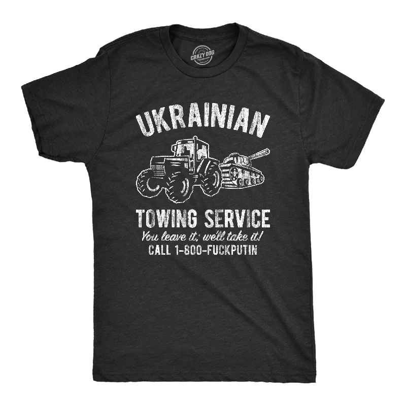 Men's quick-drying t-shirt-Ukrainian Towing Service Men's T Shirt