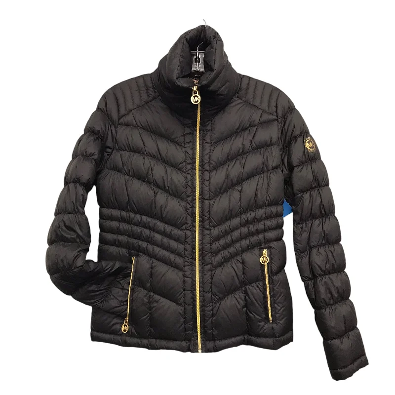 Men's ultra-light utility jacket-Jacket Puffer & Quilted By Michael By Michael Kors In Black, Size:S