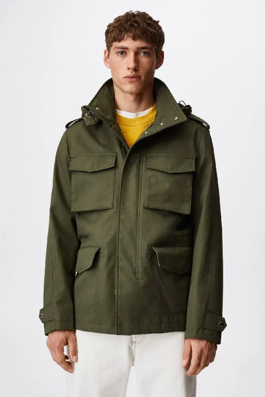 Men's tech-inspired windbreaker-MANGO