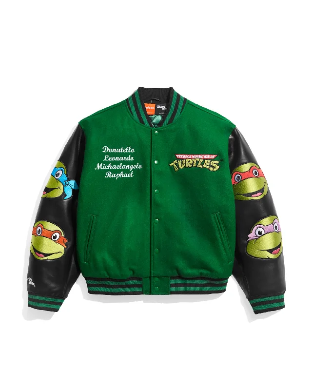 Men's quick-dry puffer jacket-TMNT Varsity Jacket