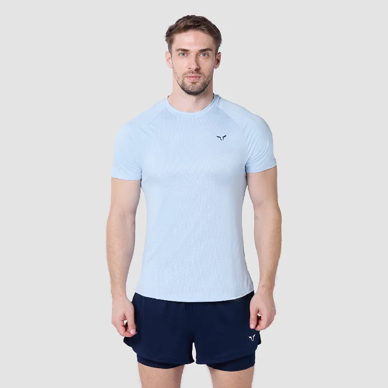 Men's lightweight active t-shirt-Core Mesh Tee 2.0 - Skyway