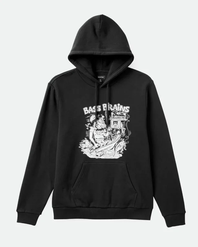 Men's modern casual hoodie-Bass Brains Monster P/O Hoodie