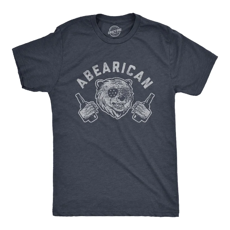 Men's organic fabric t-shirt-Abearican Men's T Shirt