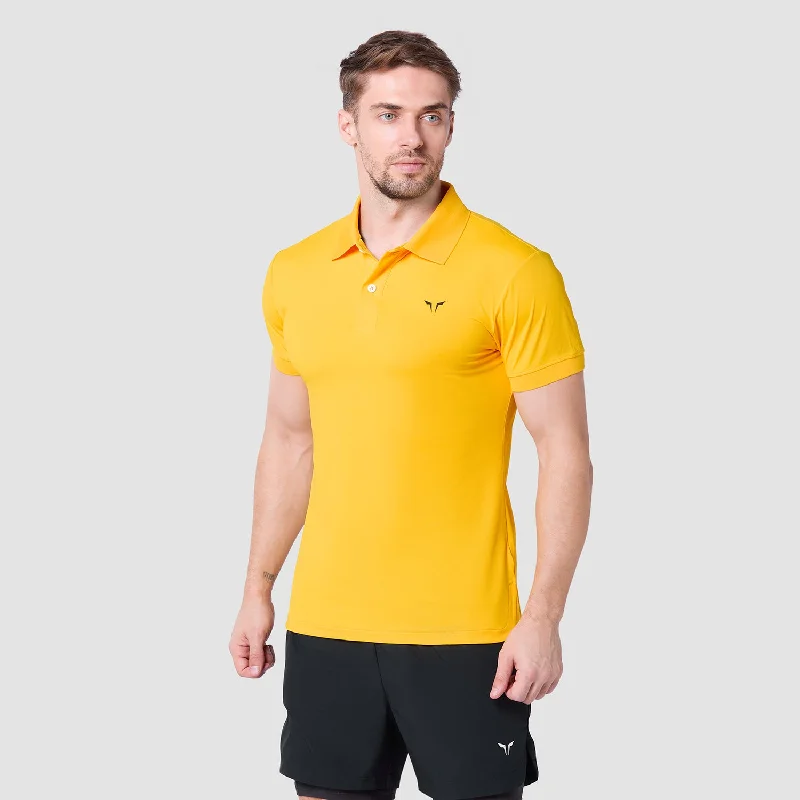 Men's sustainable material t-shirt-Core Performance Polo - Spectra Yellow