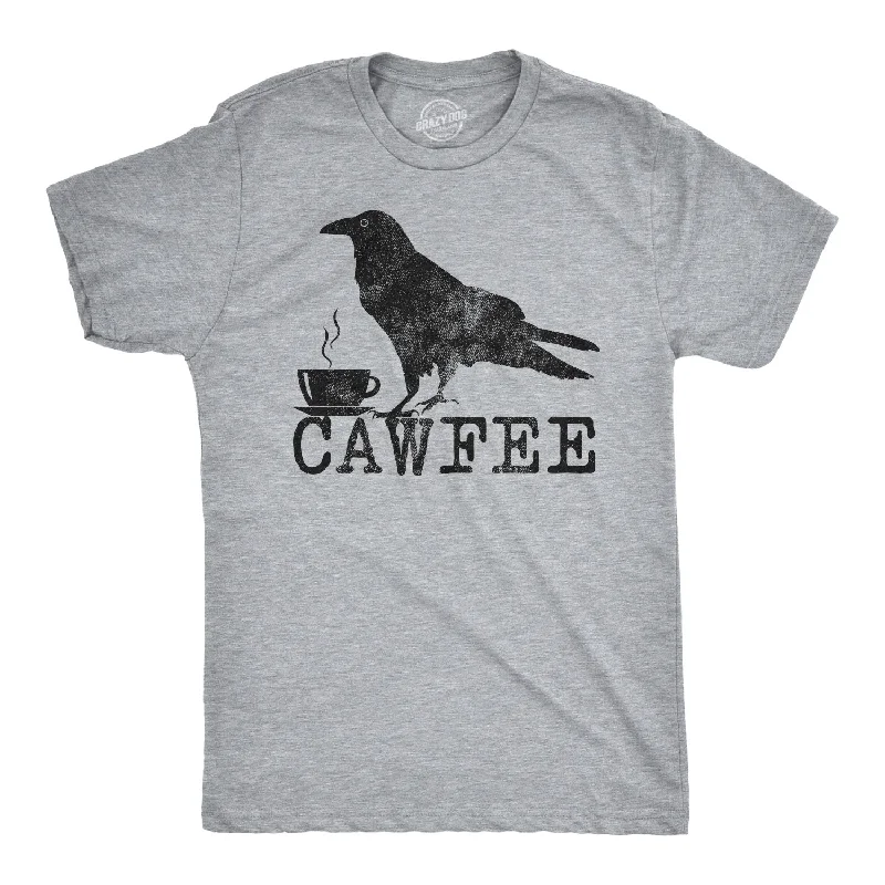 Men's nature-inspired graphic t-shirt-Cawfee Men's T Shirt