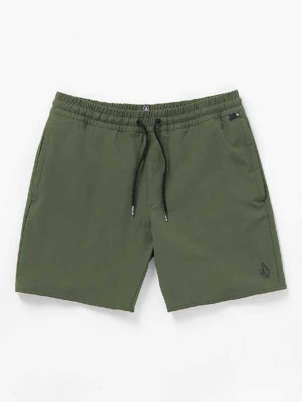 Men's antibacterial casual shorts-Nomoly Hybrid Shorts - Squadron Green