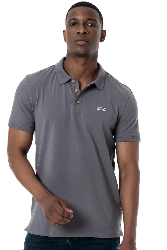 Men's summer-ready t-shirt-Golfer _ 151884 _ Charcoal