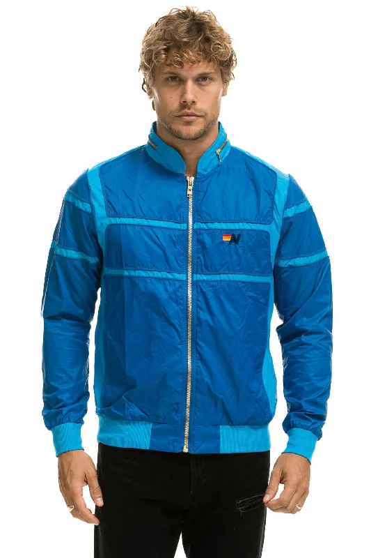 Men's fashion-forward utility jacket-RACER JACKET - SNORKEL BLUE